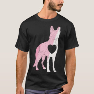 German Shepherd Valentines Day Cud Love Dog T-Shirt