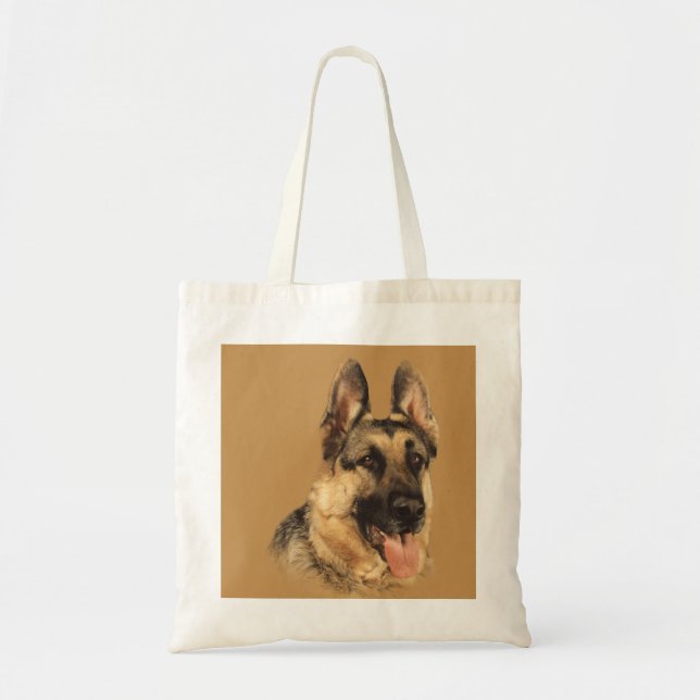 German Shepherd Very Handsome Tote Bag (Front)
