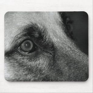 German Shepherd Watchful Eye Mouse Pad