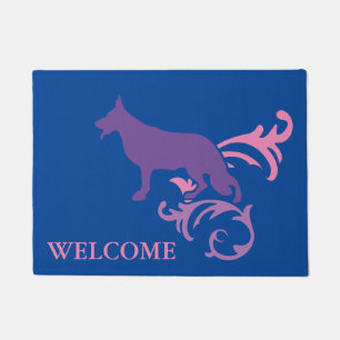 German Shepherd Welcome – Customisable Doormat