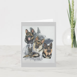 German Shepherd wGhost Card