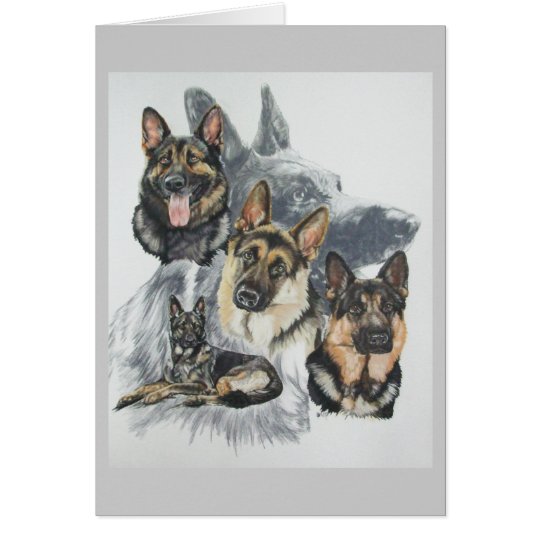 German Shepherd wGhost Card