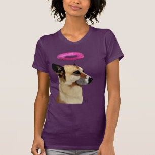 German Shepherd With Pink Halo T-Shirt