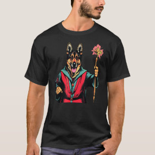 German Shepherd Wizard Funny Dog Magic T-Shirt