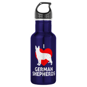 German Shepherd Wolf Dog 532 Ml Water Bottle