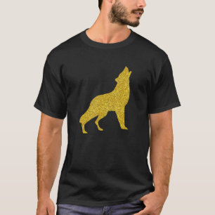 German Shepherd Wolf Dog Golden Vintage Animal T-Shirt