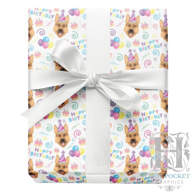 German Shepherd Wrapping Paper (Creator Uploaded)