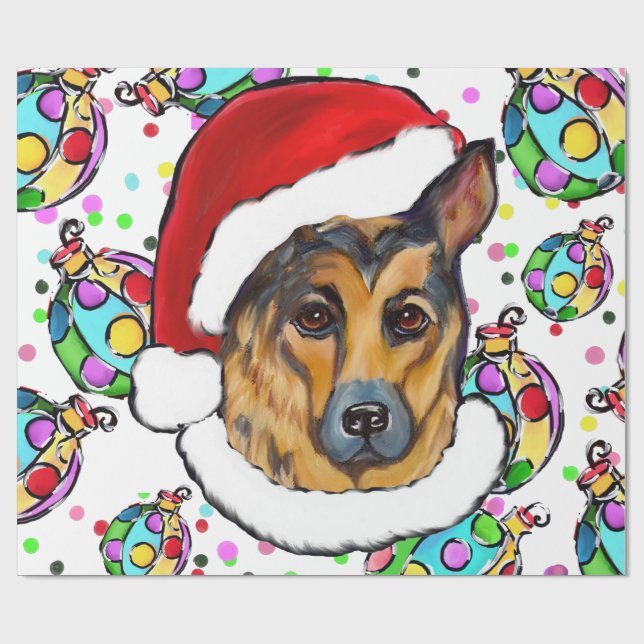 GERMAN SHEPHERD WRAPPING PAPER (Flat)