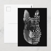 German Shepherd You Don't Believe They Have Soulds