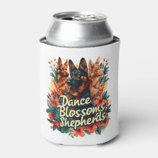 German Shepherds Amid Blossoming Gardens Can Cooler