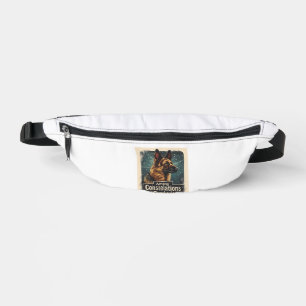 German Shepherds Amongst Constellations Bum Bags