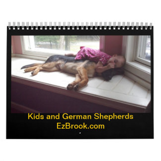 German Shepherds and kids 2013 Calendar