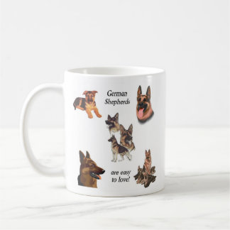 GERMAN SHEPHERDS ARE EASY TO LOVE! COFFEE MUG