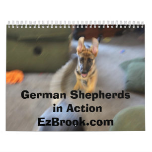 German Shepherds in Action Calendar