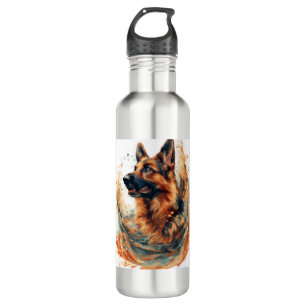 German Shepherds in Oceanic Elegance 710 Ml Water Bottle