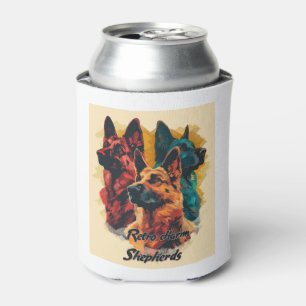 German Shepherds in Retro Glory Can Cooler