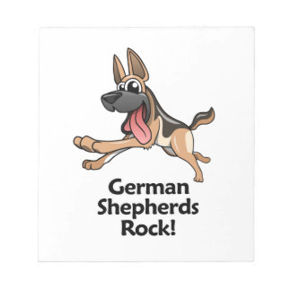 German Shepherds Rock! Notepad