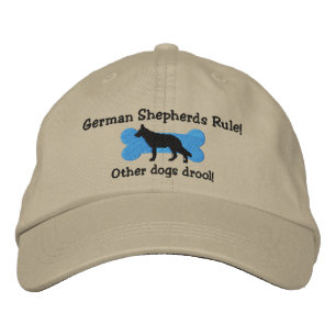 German Shepherds Rule Embroidered Hat