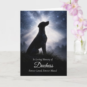 German Shorthair Dog Sympathy Loss Spiritual Card