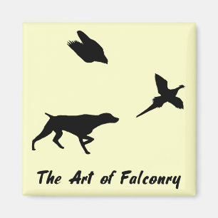 German Shorthair Pointer and Falconry Magnet