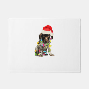 German Shorthair Pointer Christmas Design Doormat