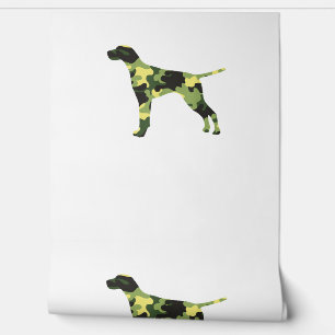 German Shorthair Pointer _ Dog Camouflage Silhouet Wallpaper