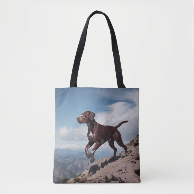 German Shorthair Pointer Elegant Shoulder Tote Bag (Front)