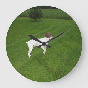 german shorthair pointer full.png large clock
