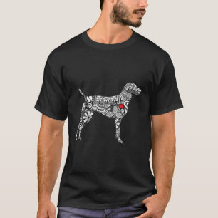 German Shorthair Pointer I Gsp Dog Mum I Love Hear T-Shirt