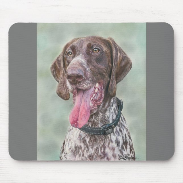 German Shorthair pointer mousepad (Front)