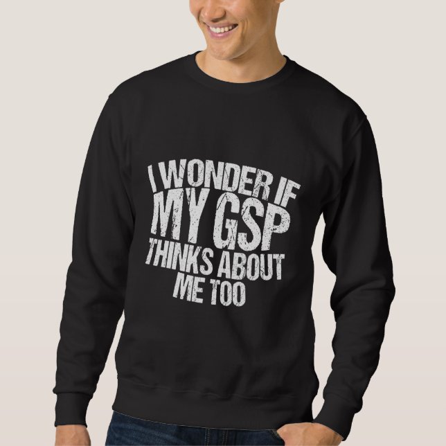 German Shorthair Pointer Proud Gsp Mum Dad Sweatshirt (Front)