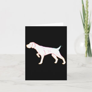 German Shorthair Pointer Sticker Card