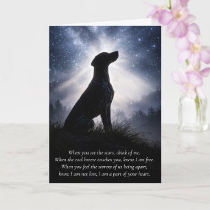 German Shorthair Pointer Sympathy Card