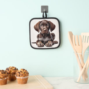 German Shorthair Puppy Pot Holder