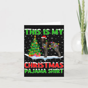 German Shorthaired Inter Dog This Is My Christmas  Card
