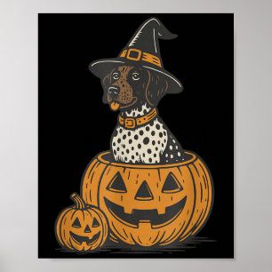 German Shorthaired Inter Halloween Gsp Dog Mom Dog Poster