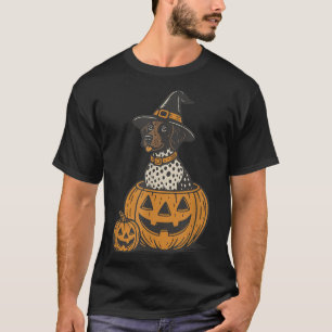 German Shorthaired Inter Halloween Gsp Dog Mom Dog T-Shirt