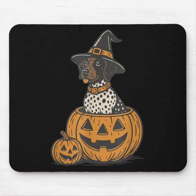 German Shorthaired Inter Halloween Gsp Dog Mum Dog Mouse Mat (Front)