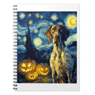 German Shorthaired Pointer 1 Cute Dog Halloween Ja Notebook