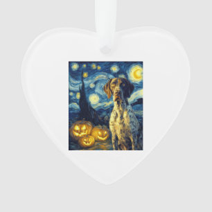 German Shorthaired Pointer 1 Cute Dog Halloween Ja Ornament