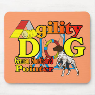 German Shorthaired Pointer Agility Gifts Mouse Mat