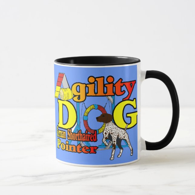German Shorthaired Pointer Agility Gifts Mug (Right)