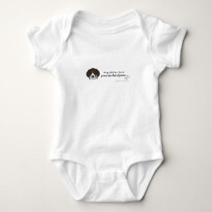 german shorthaired pointer baby bodysuit