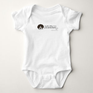 german shorthaired pointer baby bodysuit