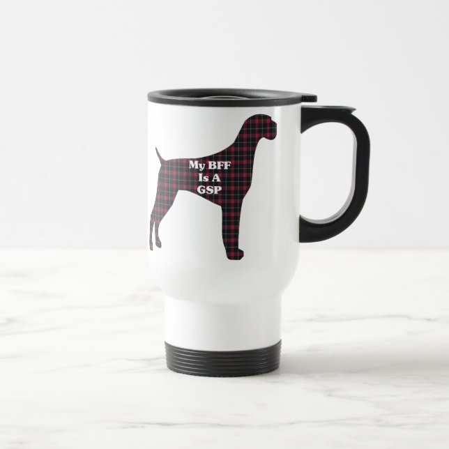 GERMAN SHORTHAIRED POINTER BFF TRAVEL MUG (Right)