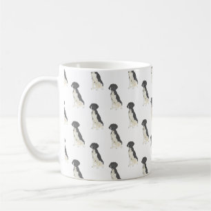 German Shorthaired Pointer (Black & White) Coffee Mug