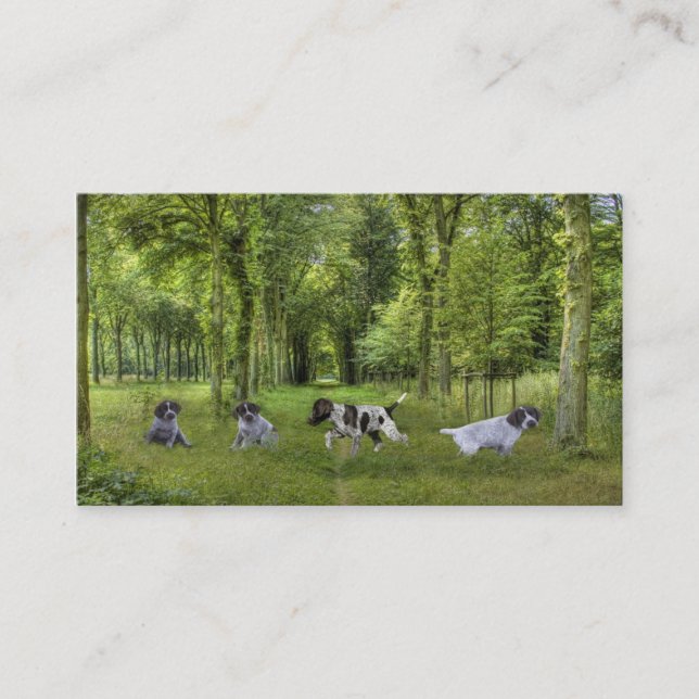 German Shorthaired Pointer Breeder Business Card (Front)