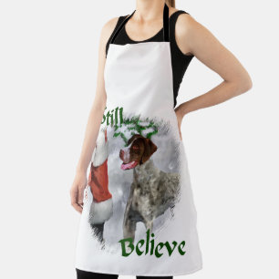 German Shorthaired Pointer Christmas Apron