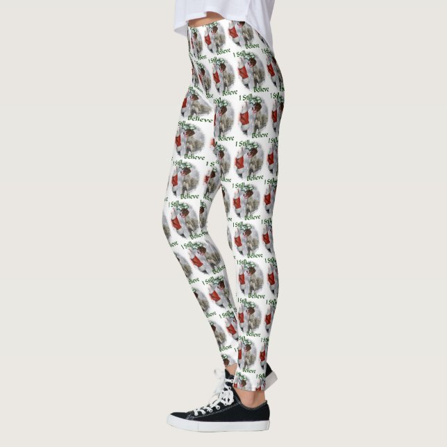 German Shorthaired Pointer Christmas Leggings (Left)