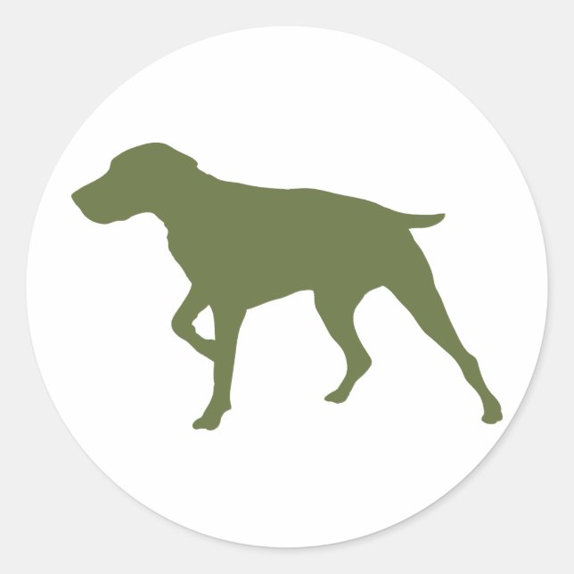 German Shorthaired Pointer Classic Round Sticker (Front)